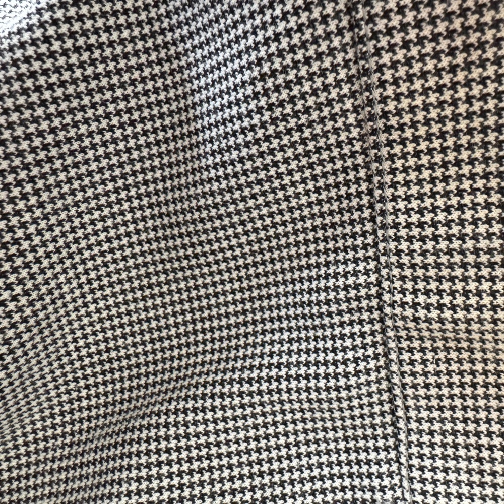 Akris Punto Houndstooth High Waist Ankle Pant Black White 10 - Picture 6 of 9